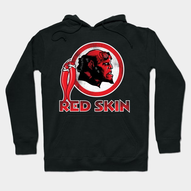 red skin Hoodie by Patrol